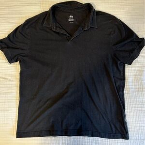 H&M Men's Classic Black Polo